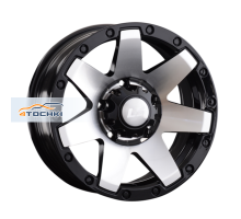 LS 9x20/6x139,7 ET20 D100,1 881 BKF (конус, Колпак+лого)