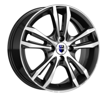 K&K 6x16/5x112 ET40 D66,6 Samara (КС866) Алмаз черный SK