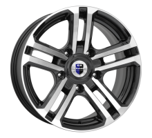 K&K 7x16/5x139,7 ET30 D98 Палладика (КС591М) Алмаз черный