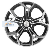 Khomen Wheels 7x17/5x114,3 ET53 D67,1 KHW1702 (Ceed) Black-FP