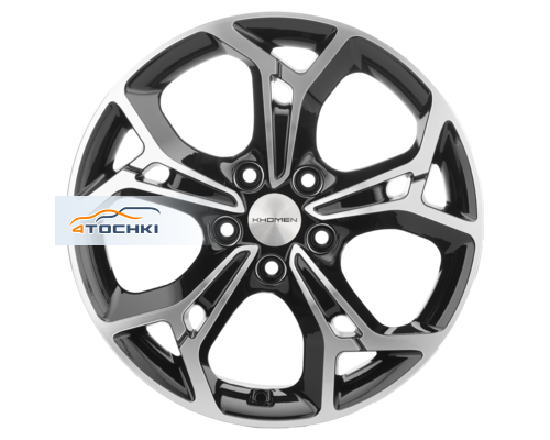Купить диски Khomen Wheels 7x17/5x114,3 ET53 D67,1 KHW1702 (Ceed) Black-FP от производителя Khomen Wheels в Казани