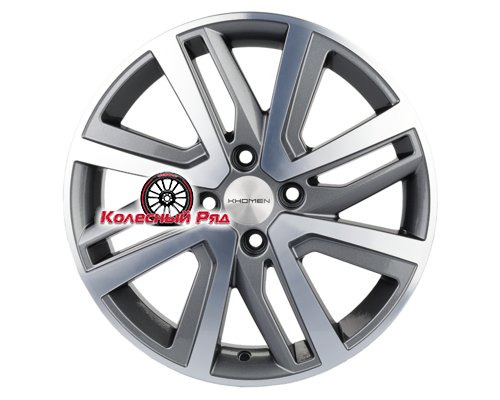 Купить диски Khomen Wheels 6x16/4x100 ET48 D54,1 KHW1609 (Rio I/Solaris I) Gray-FP от производителя Khomen Wheels в Казани