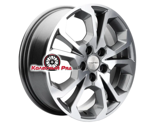 Купить диски Khomen Wheels 6,5x17/5x108 ET33 D60,1 KHW1711 (Chery/Exeed) Gray-FP от производителя Khomen Wheels в Казани