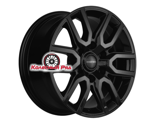 Купить диски Khomen Wheels 8x17/6x139,7 ET30 D106,1 KHW1723 (JAC T6 Pickup) Black от производителя Khomen Wheels в Казани