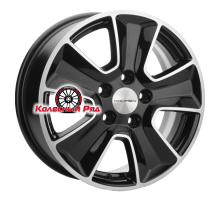 Khomen Wheels 6,5x16/5x114,3 ET43 D67,1 KHW1601 (Huyndai/Kia) Black-FP