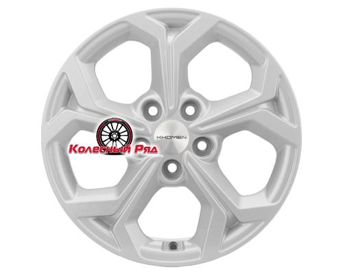 Купить диски Khomen Wheels 6,5x16/5x114,3 ET50 D66,1 KHW1606 (Renault/Nissan) F-Silver от производителя Khomen Wheels в Казани