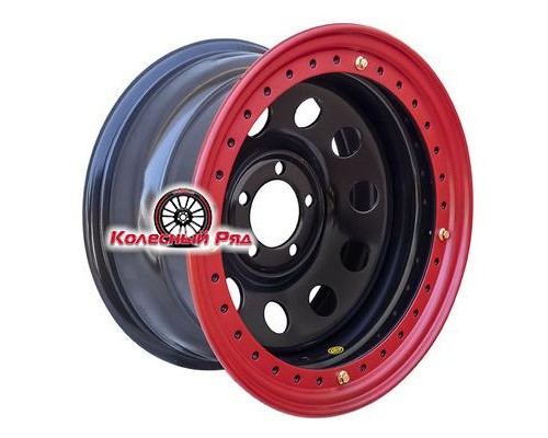 Купить диски Off-Road Wheels 8x16/6x114,3 ET-19 D84 Jeep черный с бедлоком (красный) от производителя Off-Road Wheels в Казани