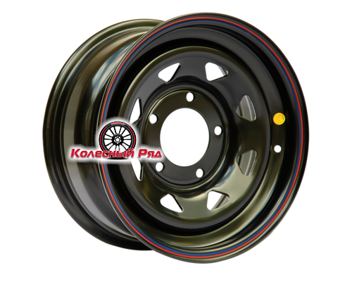 Купить диски Off-Road Wheels 8x16/5x139,7 ET-25 D110 УАЗ (треуг. мелкий) черный от производителя Off-Road Wheels в Казани