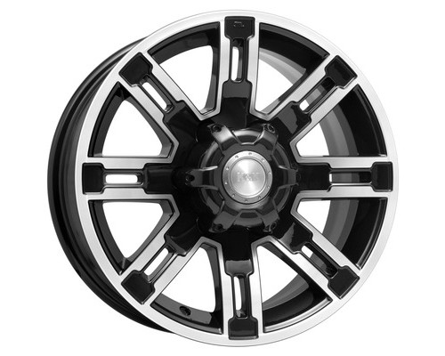 Купить диски K&K 7,5x16/6x139,7 ET30 D100,1 Полюс (КС609M) Алмаз черный от производителя K&K в Казани