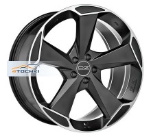 OZ 9x21/5x112 ET50 D79 Aspen HLT Matt Black + Diamond Cut