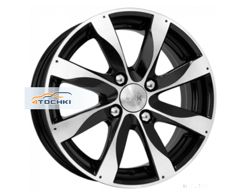 Купить диски K&K 6x15/4x100 ET45 D56,6 Джемини-оригинал (КС617) Алмаз черный от производителя K&K в Казани Купить диски K&K 6x15/4x100 ET45 D56,6 Джемини-оригинал (КС617) Алмаз черный от производителя K&K в Казани