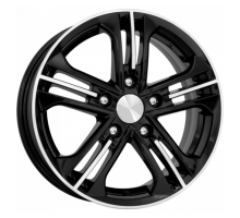 K&K 6x15/5x114,3 ET46 D67,1 Trinity-оригинал (КС615) Алмаз черный