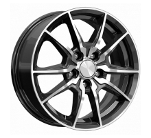 K&K 6,5x16/5x100 ET48 D56,1 Адамар-оригинал (КС886) Алмаз черный