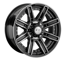 LS 9x18/6x139,7 ET20 D106,1 1353 BKF (конус, Колпак+лого)