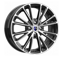 K&K 6x16/4x98 ET35 D58,5 Меандр (КС879) Алмаз черный SK