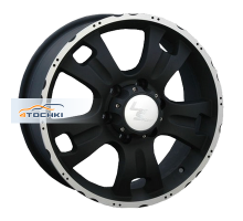 LS 7x16/5x139,7 ET5 D108,1 214 BKF (Колпак+лого)