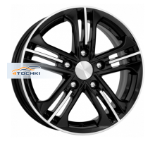 K&K 6x15/5x100 ET43 D57,1 Trinity-оригинал (КС615) Алмаз черный