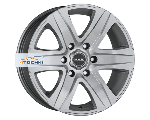 Купить диски MAK 8,5x20/6x139,7 ET30 D100,1 Stone 6 Silver от производителя MAK в Казани Купить диски MAK 8,5x20/6x139,7 ET30 D100,1 Stone 6 Silver от производителя MAK в Казани