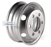 Asterro 6x17,5/6x222,25 ET123 D164 B19DS44,4 Sil (1705) Азия (HD72,78, HINO, ISUZU)