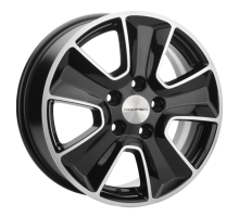 Khomen Wheels 6,5x16/5x114,3 ET43 D67,1 KHW1601 (Huyndai/Kia) Black-FP