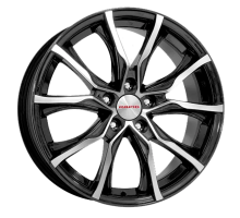 K&K 7,5x17/5x114,3 ET46 D67,1 Твист-оригинал (КС697М) Алмаз черный