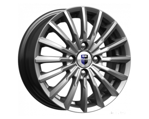 Купить диски K&K 5,5x14/4x100 ET39 D67,1 Акцент (КС641) Дарк платинум от производителя K&K в Казани Купить диски K&K 5,5x14/4x100 ET39 D67,1 Акцент (КС641) Дарк платинум от производителя K&K в Казани