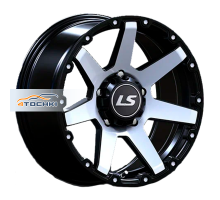 LS 7x15/6x139,7 ET10 D106,1 873 BKF (конус, Колпак+лого)