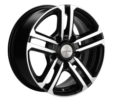 Khomen Wheels 6,5x16/5x139,7 ET40 D98,5 KHW1602 (Niva 4x4) Black-FP