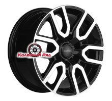 Khomen Wheels 8x17/6x139,7 ET25 D106,1 KHW1723 (Toyota LC Prado/Lexus GX) Black-FP