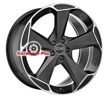 OZ 10x21/5x112 ET52 D79 Aspen HLT Matt Black + Diamond Cut