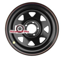 Off-Road Wheels 8x16/5x114,3 ET-19 D84 Jeep черный (треуг. мелкий)