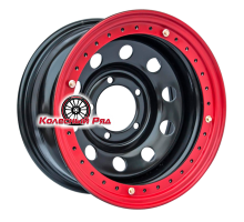 Off-Road Wheels 8x16/5x139,7 ET-24 D110 УАЗ с бедлоком (красный) черный