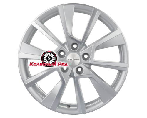 Купить диски Khomen Wheels 7x18/5x112 ET43 D57,1 KHW1802 (Kodiaq/Tiguan) F-Silver-FP от производителя Khomen Wheels в Казани