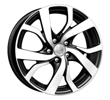 K&K 6,5x16/5x114,3 ET43 D67,1 Палермо-оригинал (КС607) Алмаз черный КС607