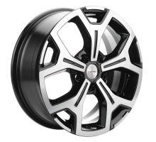Khomen Wheels 6,5x17/5x120 ET60 D65,1 KHW1710(2) (VW Multivan) Black-FP