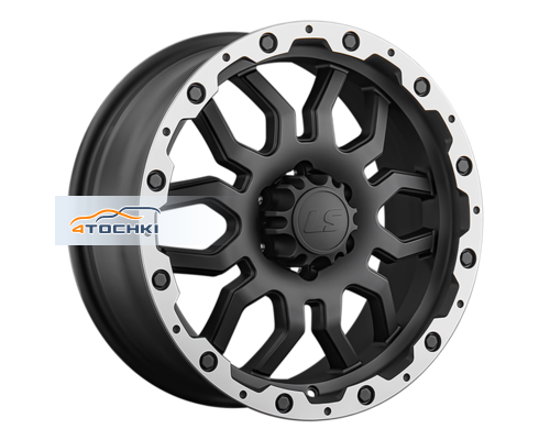 Купить диски LS 7,5x17/6x114,3 ET40 D66,1 1285 MBL (конус, Колпак+лого) от производителя LS в Казани