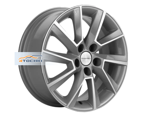 Купить диски Khomen Wheels 6x15/5x100 ET38 D57,1 KHW1507 (Rapid/Fabia) F-Silver-FP от производителя Khomen Wheels в Казани