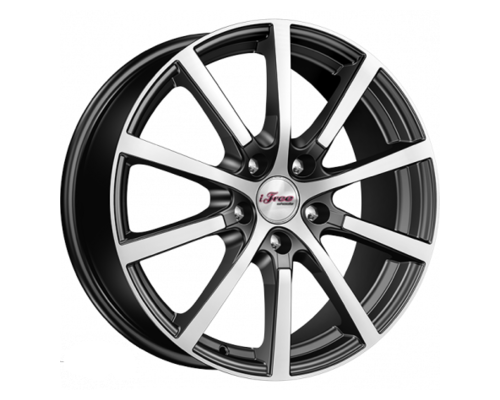 Купить диски iFree 7x17/5x112 ET50 D57,1 Big Byz (КС680) Блэк Джек от производителя iFree в Казани