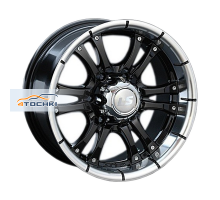 LS 8x16/6x139,7 ET10 D93,1 161 BKL (Колпак+лого)