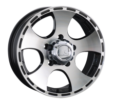 LS 7x16/5x139,7 ET5 D108,5 795 BKF (конус, Колпак+лого)