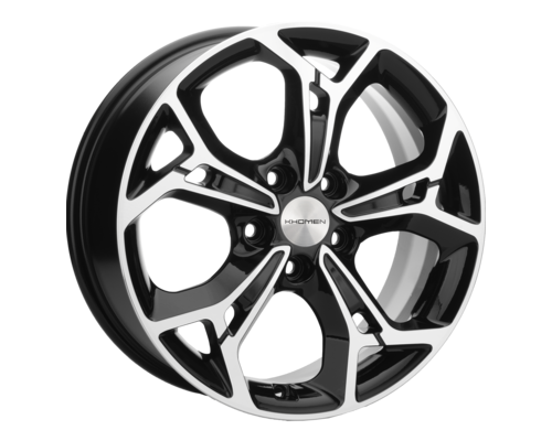 Купить диски Khomen Wheels 7x17/5x110 ET45 D67,1 KHW1702 (DFM580) Black-FP от производителя Khomen Wheels в Казани