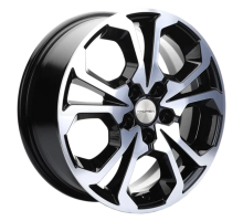 Khomen Wheels 7x17/5x108 ET43 D65,1 KHW1711 (DFM AX 7) Black-FP