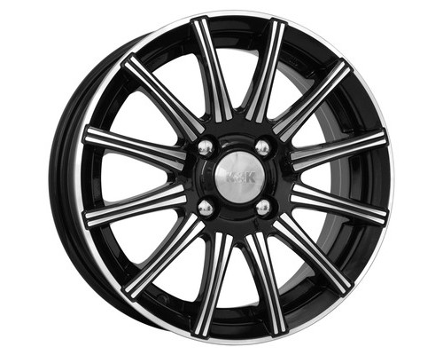Купить диски K&K 5x13/4x98 ET29 D58,5 Сиеста (КС477) Алмаз черный от производителя K&K в Казани Купить диски K&K 5x13/4x98 ET29 D58,5 Сиеста (КС477) Алмаз черный от производителя K&K в Казани