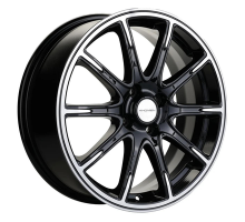 Khomen Wheels 6,5x17/4x100 ET43 D60,1 KHW1707 (Lada Vesta Cross) Black-FP