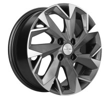 Khomen Wheels 5,5x14/4x100 ET43 D60,1 KHW1402 (Toyota Corolla) Gray-FP