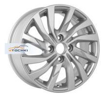 K&K 6x15/4x100 ET37 D60,1 Lada XRAY (КС882) Сильвер