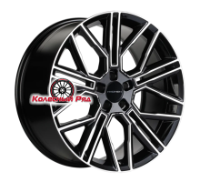 Khomen Wheels 9,5x21/5x114,3 ET40 D64,1 KHW2101 (Tesla) Black-FP