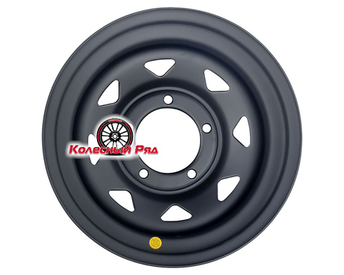 Купить диски Off-Road Wheels 8x15/5x139,7 ET-19 D110 УАЗ (треуг. мелкий) Черный матовый от производителя Off-Road Wheels в Казани