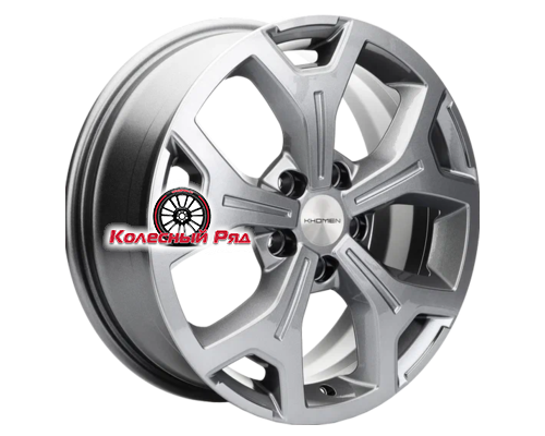 Купить диски Khomen Wheels 6,5x17/5x108 ET33 D60,1 KHW1710 (Chery Tiggo 7pro) Gray от производителя Khomen Wheels в Казани