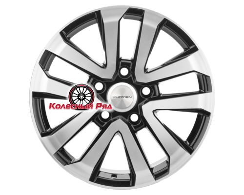 Купить диски Khomen Wheels 8,5x20/5x150 ET58 D110,1 KHW2003 (LX570/LC100/LC200) Black-FP от производителя Khomen Wheels в Казани